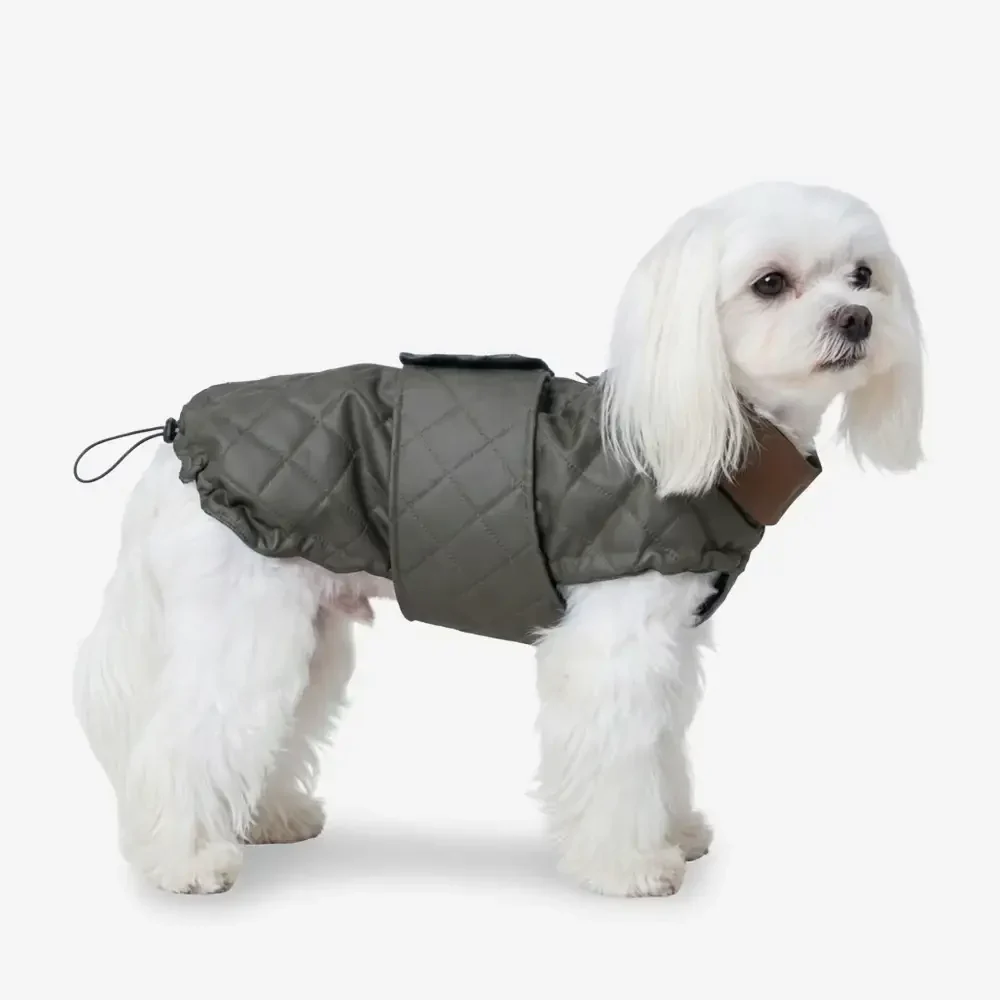 High-Neck Quilted Dog Vest – Warm Fashion Winter Coat - Image 8