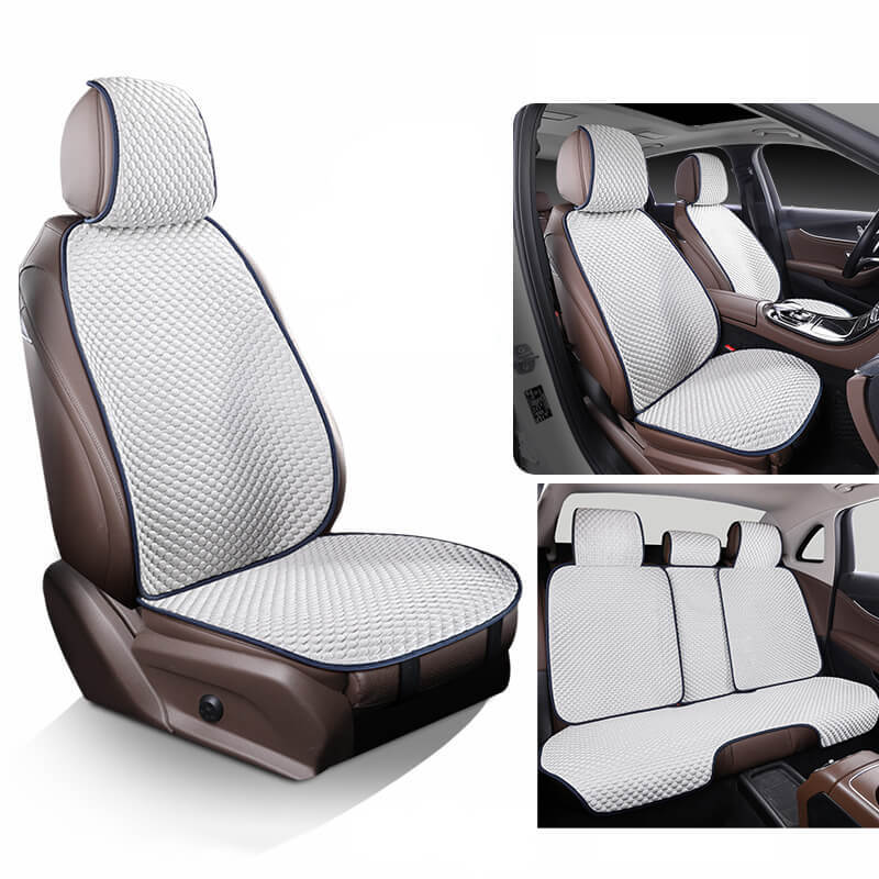 Ice Silk Cooling Breathable Car Seat Protective Front Car Seat Cover - Image 12