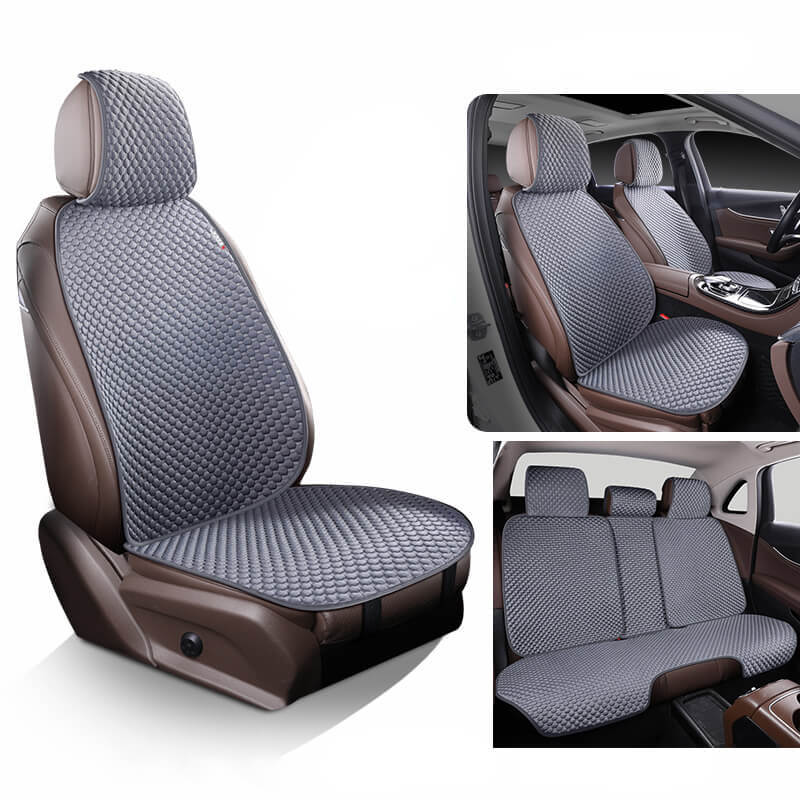 Ice Silk Cooling Breathable Car Seat Protective Front Car Seat Cover - Image 13
