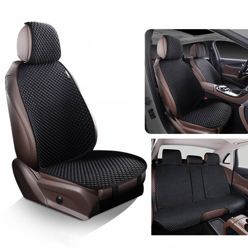 Ice Silk Cooling Breathable Car Seat Protective Front Car Seat Cover - Image 14