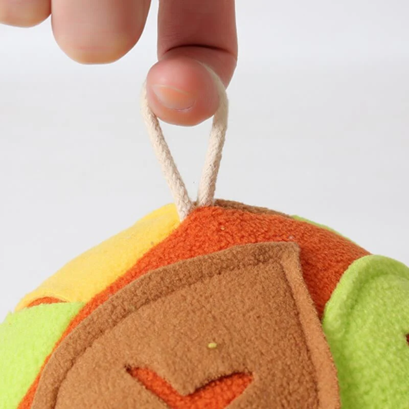 Interactive Puzzle Squeaky Toy Leaf Ball Dog Treat Dispenser Toy - Image 6