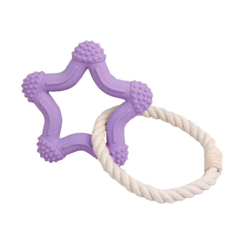 Interactive Tug-of-War Dog Toy Teeth Cleaning Rubber Chew Toy - Image 11