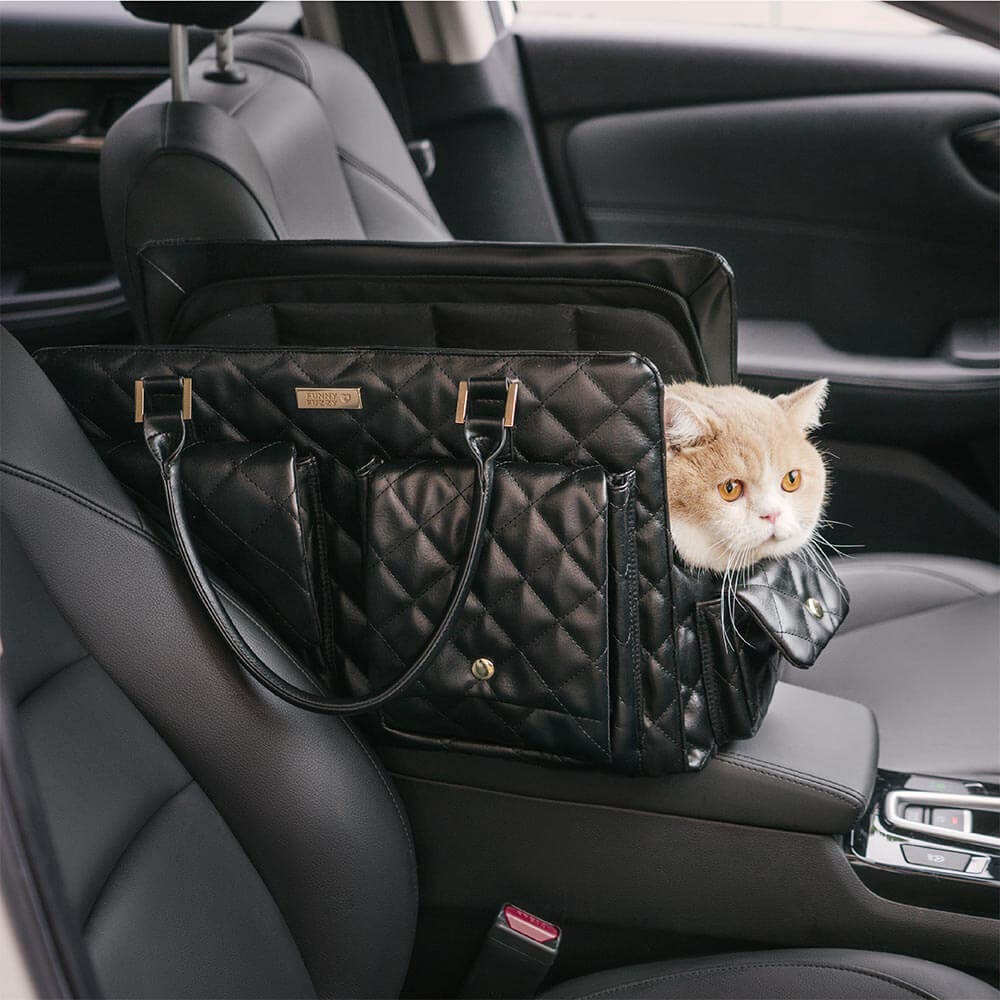 Large Carrying Stylish Multi-Functional Human-Dog Shared Travel Pet Bag - Wandering Tail - Image 25