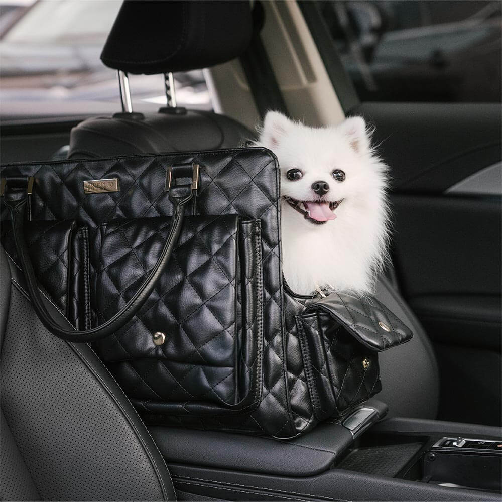 Large Carrying Stylish Multi-Functional Human-Dog Shared Travel Pet Bag - Wandering Tail - Image 5