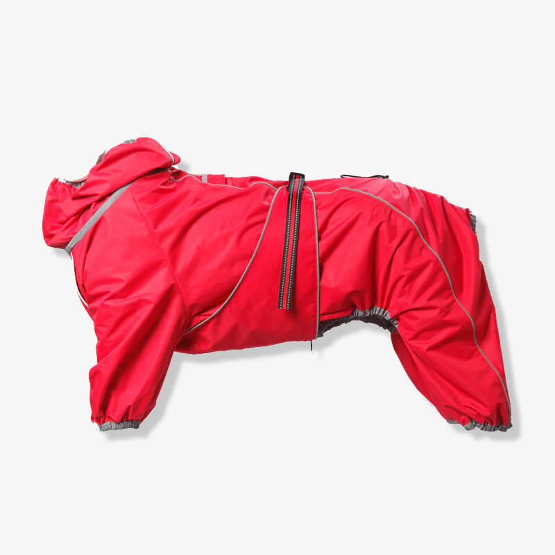 Large Dog Outdoor Jacket Waterproof Adjustable Dog Rain Coat - Image 11