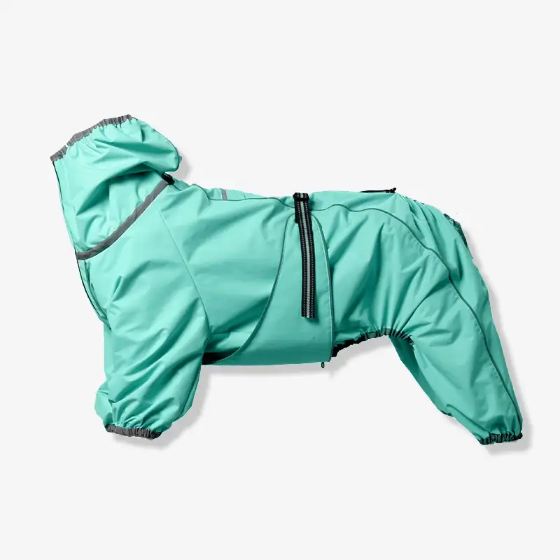 Large Dog Outdoor Jacket Waterproof Adjustable Dog Rain Coat - Image 12
