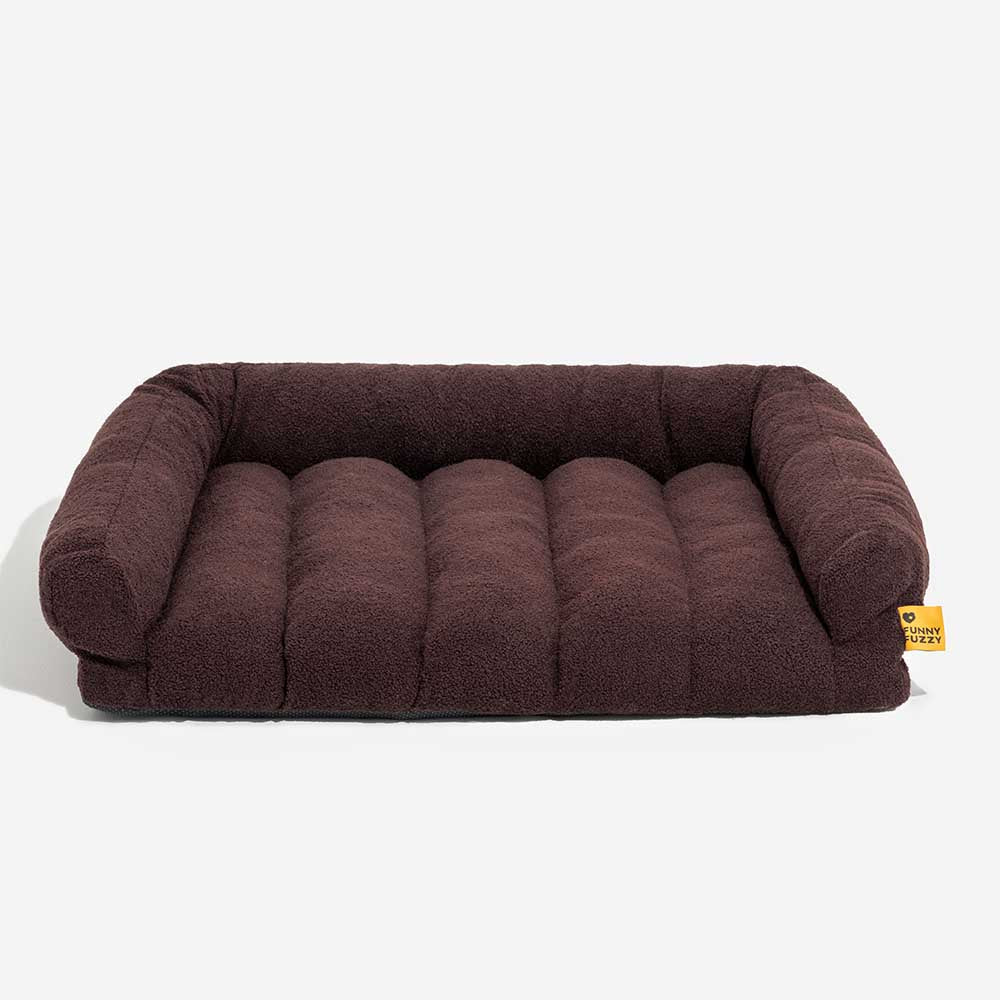 Large Soft Supportive Headrest Orthopaedic Cat Bolster Bed - Cloudy Napper - Image 9