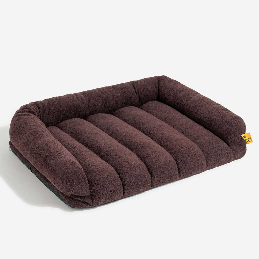 Large Soft Supportive Headrest Orthopaedic Dog Sofa Bed - Cloudy Napper - Image 10