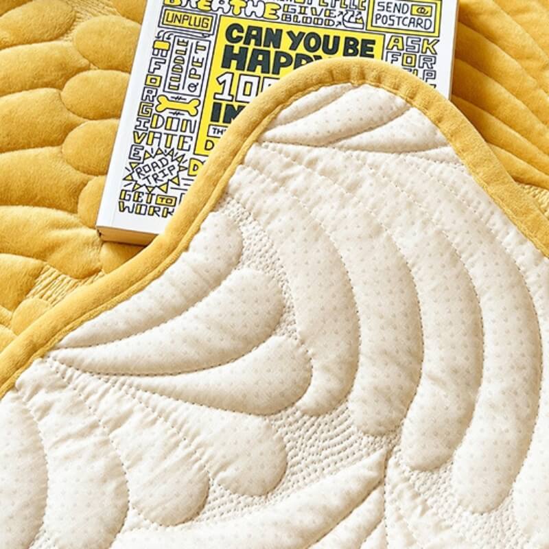 Leaf Cotton Carpet Anti-scratch Protective Couch Cover - Image 5