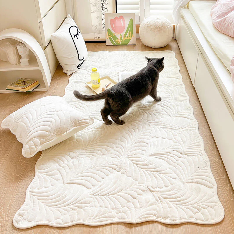 Leaf Cotton Carpet Anti-scratch Protective Couch Cover - Image 6