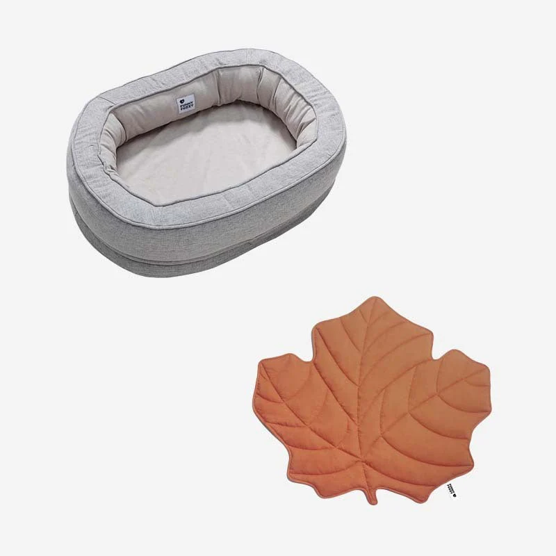 Leaf Shape Dog Blanket With Donut Dog Bed Luxury Dog Gifts - Image 28