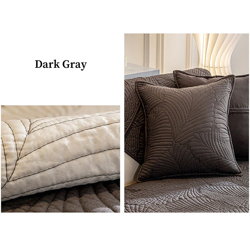 Leaf Pattern Furniture Anti-scratch & Skid Protection Couch Cover - Image 6