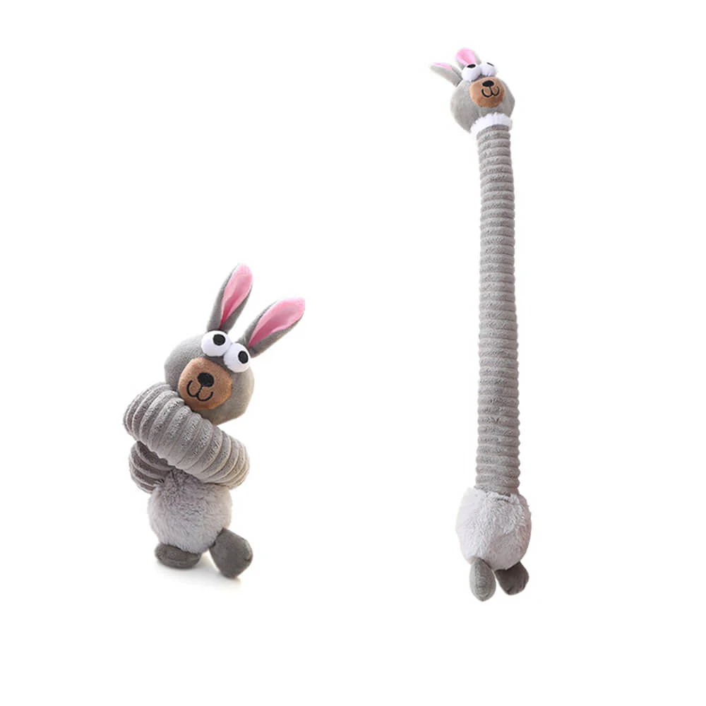 Long Neck Animal Squeaky Plush Dog Toy Interactive Chew Toy - Image 13