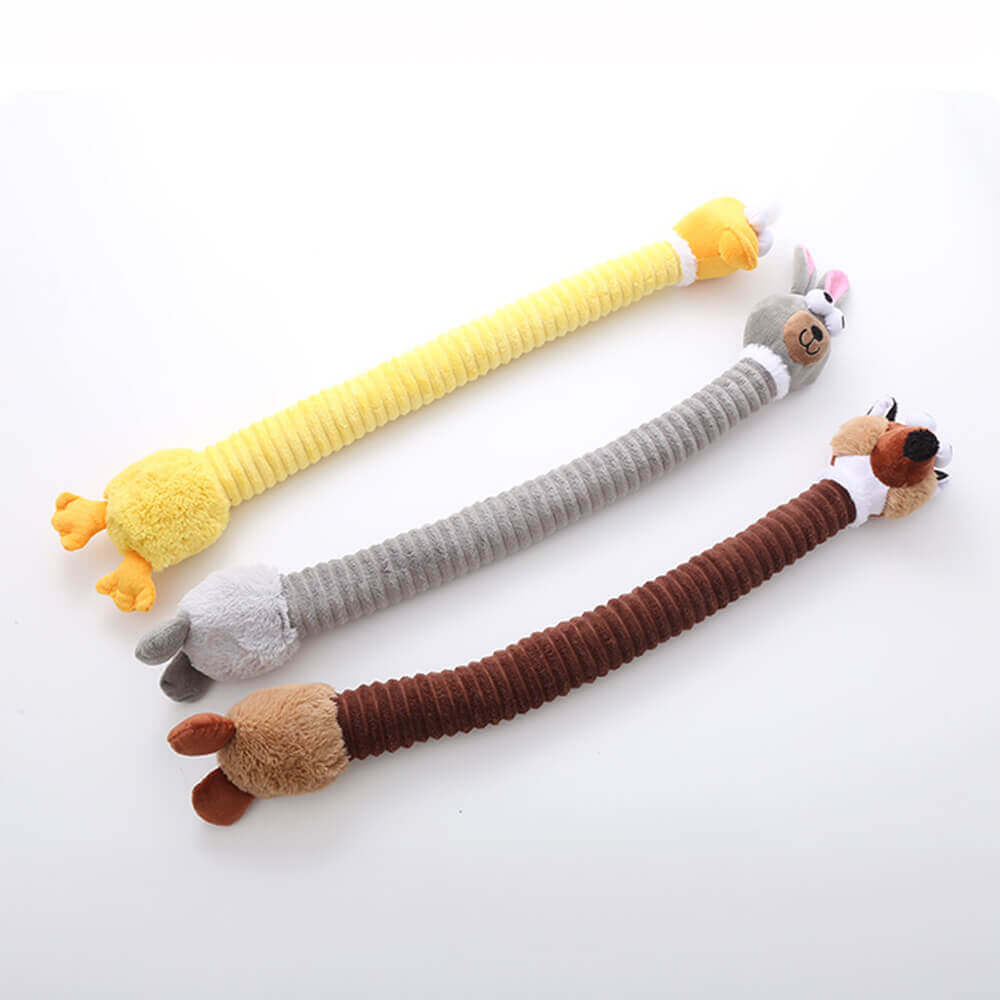 Long Neck Animal Squeaky Plush Dog Toy Interactive Chew Toy - Image 2