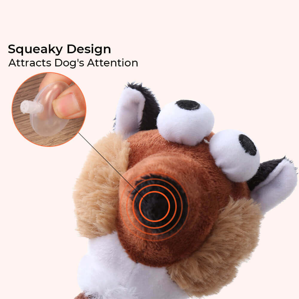 Long Neck Animal Squeaky Plush Dog Toy Interactive Chew Toy - Image 6