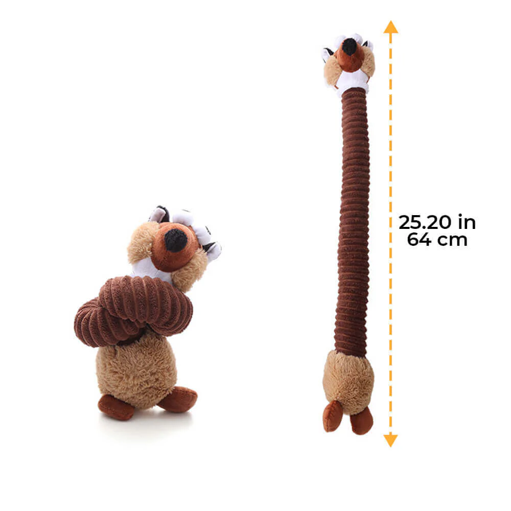 Long Neck Animal Squeaky Plush Dog Toy Interactive Chew Toy - Image 8