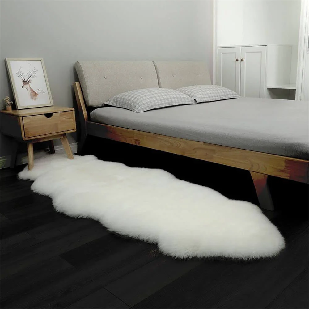 Long Plush Soft Irregular Cashmere Rug – Cosy Comfort for Your Home - Image 10