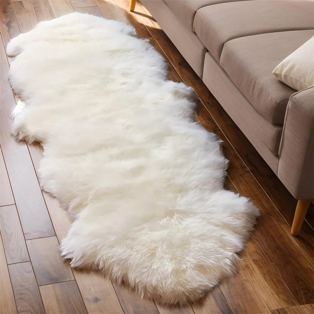 Long Plush Soft Irregular Cashmere Rug – Cosy Comfort for Your Home - Image 9