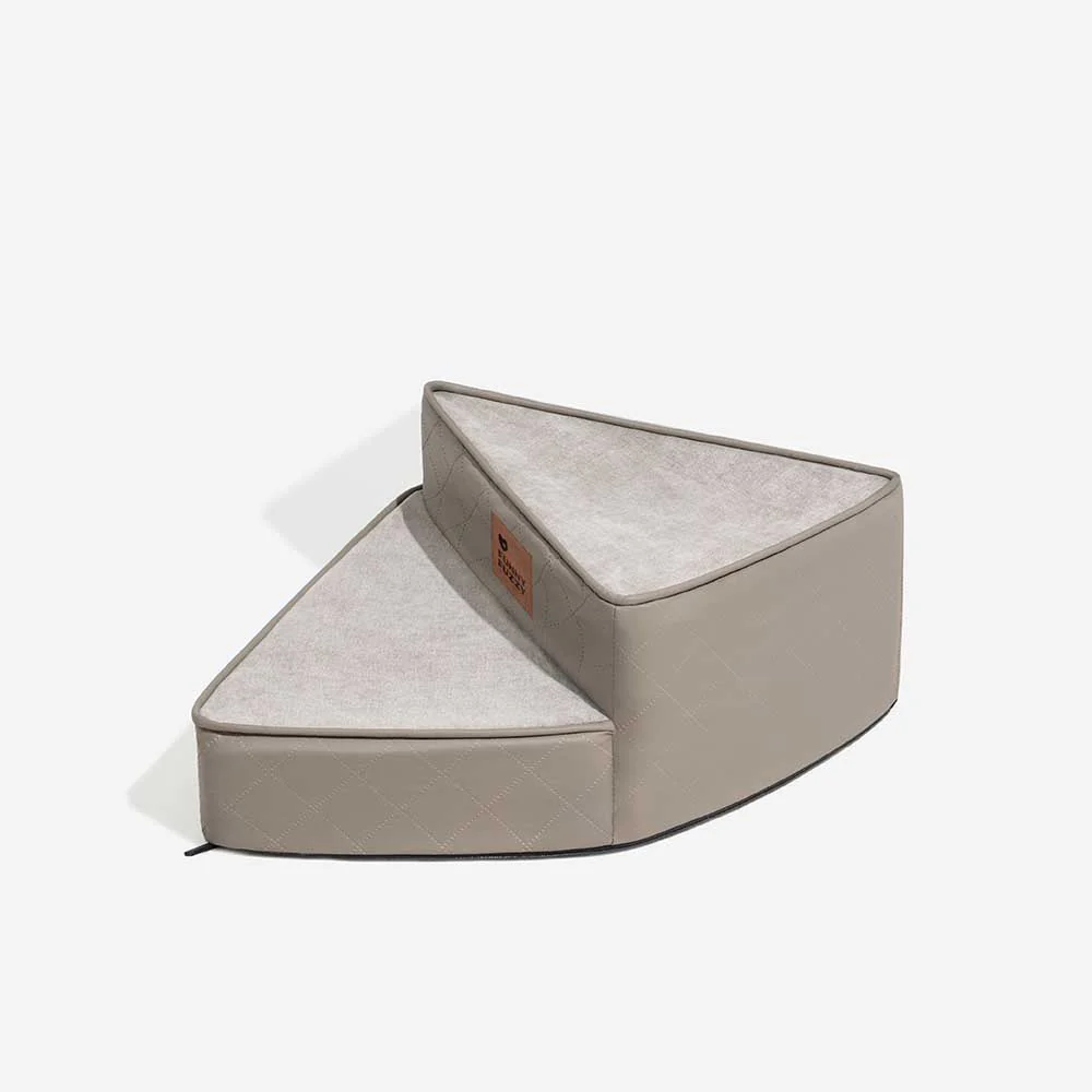 Luxe Water-repellent Faux Leather Removable Spiral Pet Stairs - StepEase - Image 14