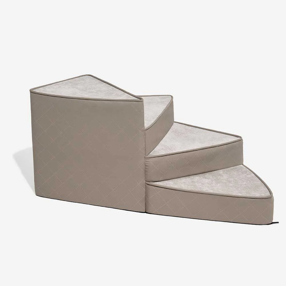 Luxe Water-repellent Faux Leather Removable Spiral Pet Stairs - StepEase - Image 28