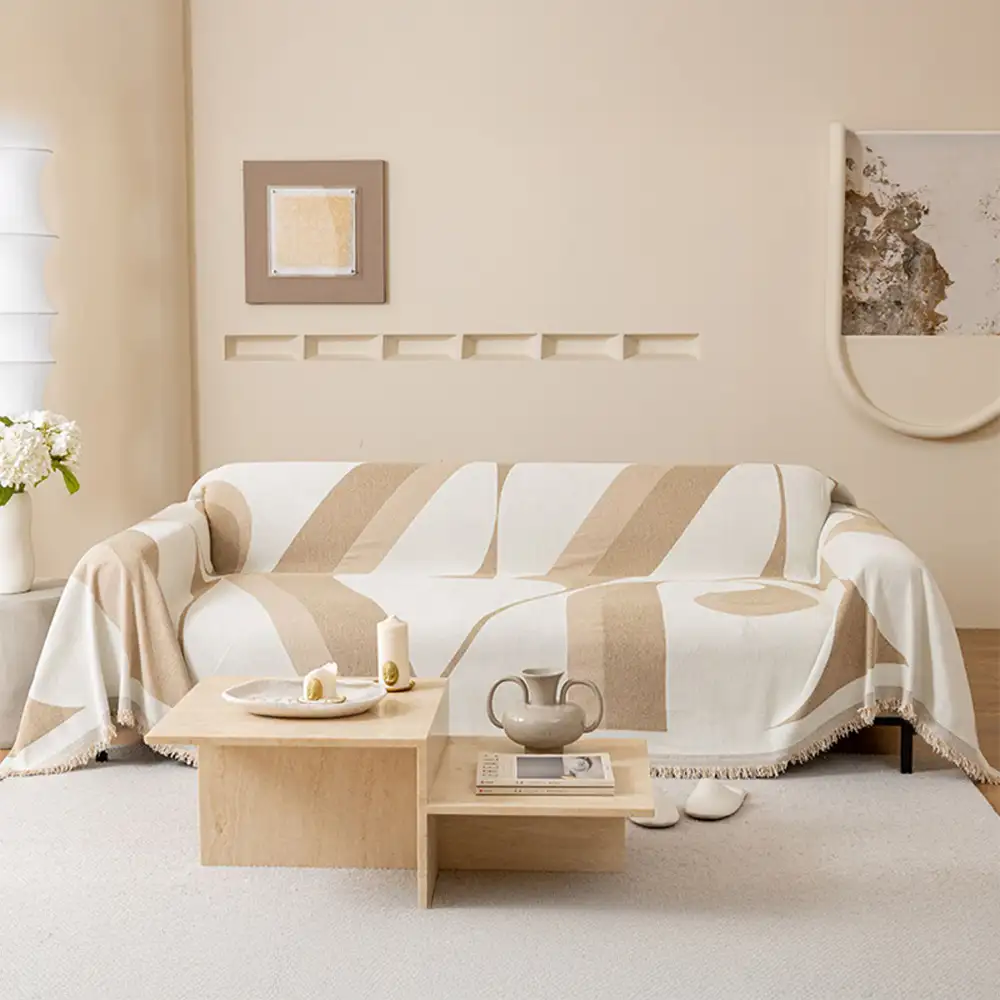 Modern Art Chenille All-Season Universal Fit Multifunctional Couch Cover - Image 11