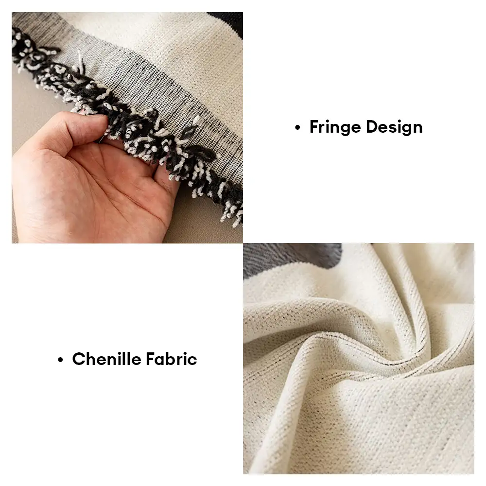 Modern Art Chenille All-Season Universal Fit Multifunctional Couch Cover - Image 8