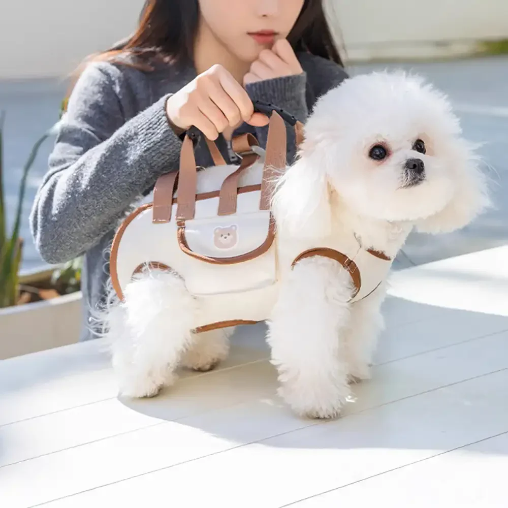Multifunctional Portable Traction Cross-body Small Dog Carrier Backpack - Image 10