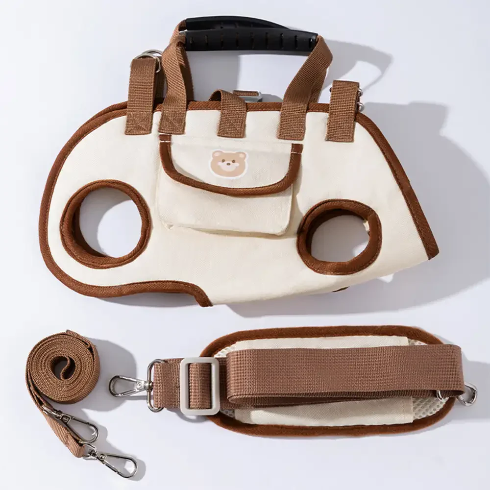 Multifunctional Portable Traction Cross-body Small Dog Carrier Backpack - Image 12