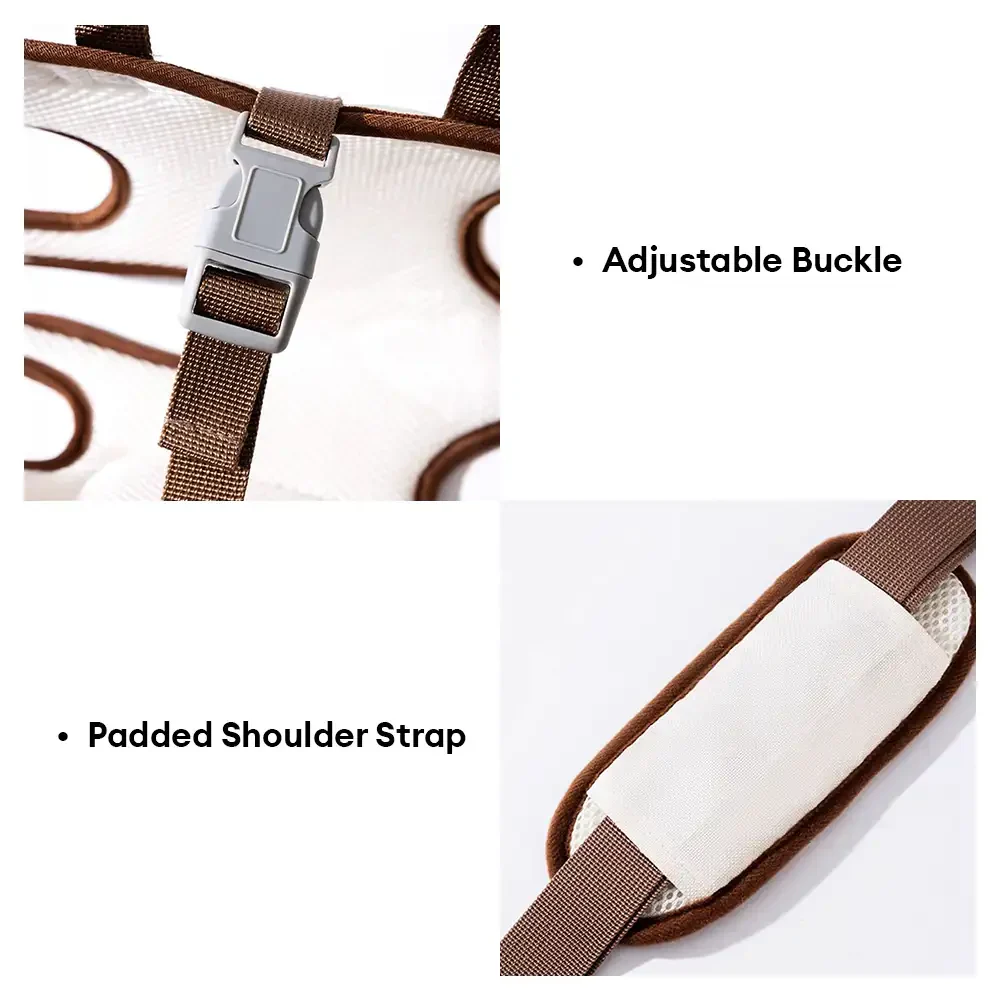 Multifunctional Portable Traction Cross-body Small Dog Carrier Backpack - Image 6