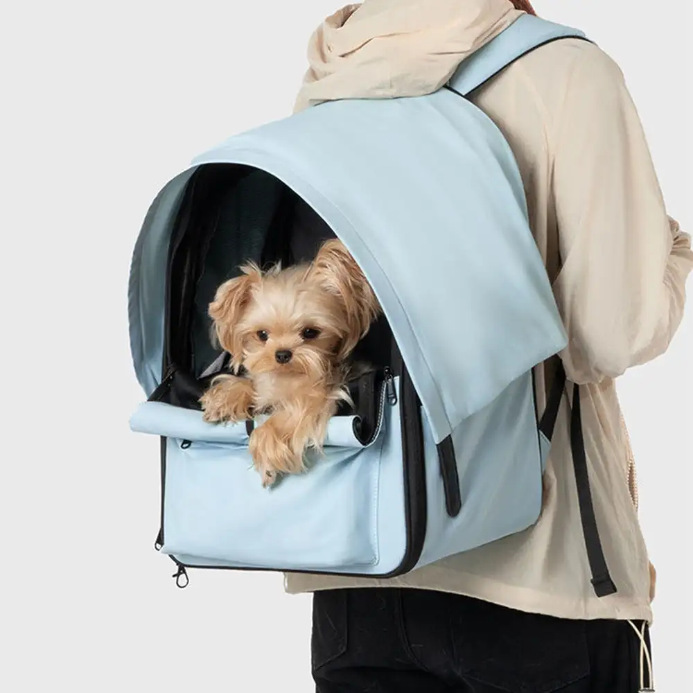 Outdoor Travel Expandable Breathable Cat Carrier Backpack with Sunshade - Image 12