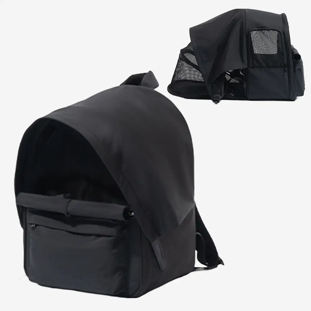 Outdoor Travel Expandable Breathable Cat Carrier Backpack with Sunshade - Image 15