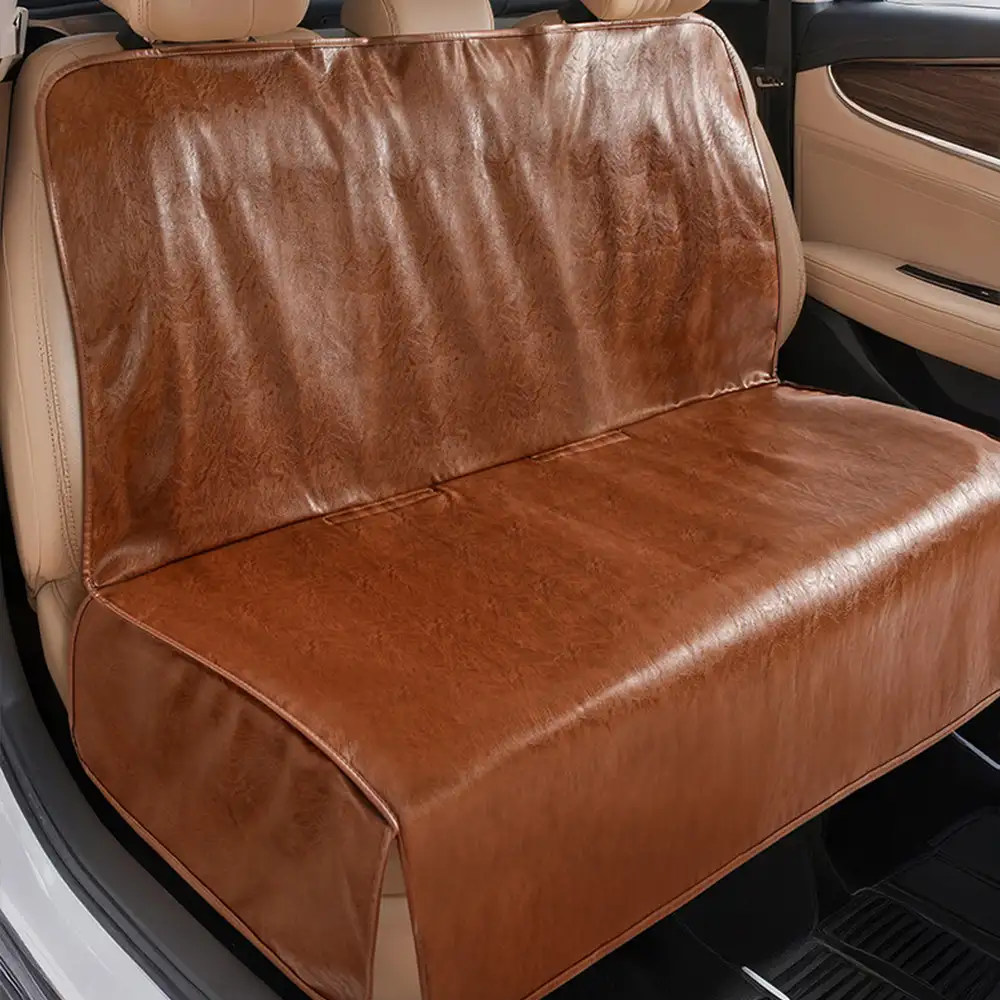 Pet Friendly Faux Leather Car Seat Mask - Waterproof And Stain Resistant - Image 12