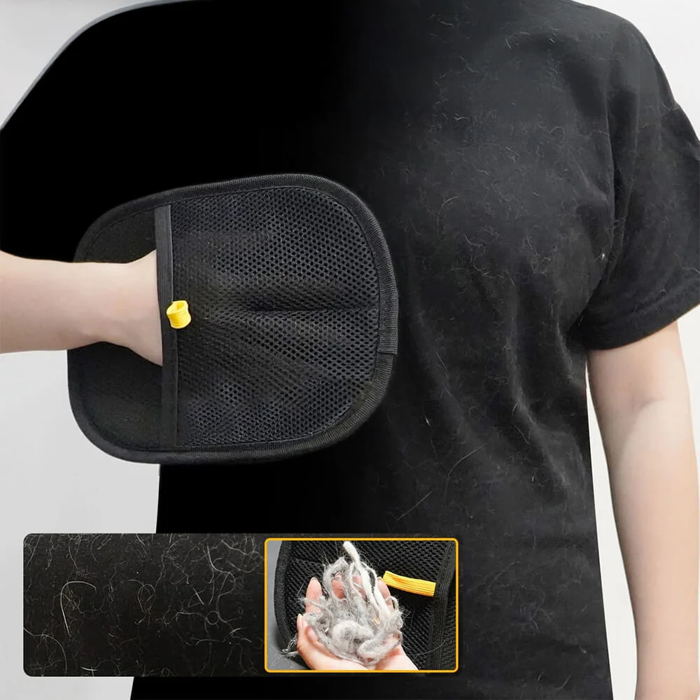 Pet Hair Removal Glove with Dual-Sided Electrostatic Bristles-Limited Quantity - Image 7