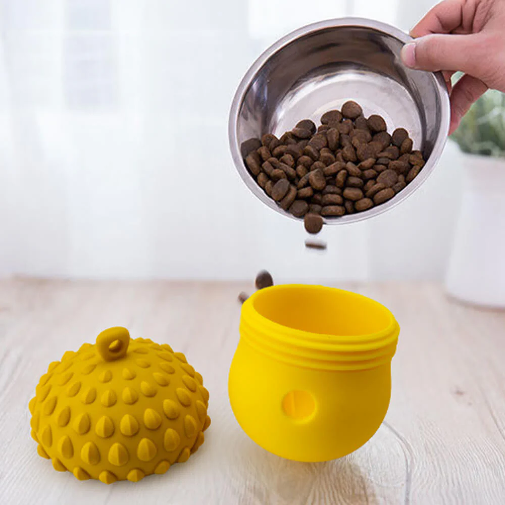 Pine cone Shape Interactive Leaking Food Ball Slow Feeder Dog Toy - Image 3