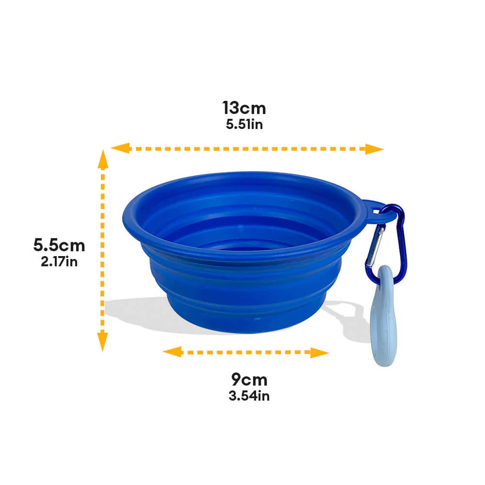 Portable Foldable Expandable Silicone Dog Food & Water Bowl-Limited Quantity - Image 10