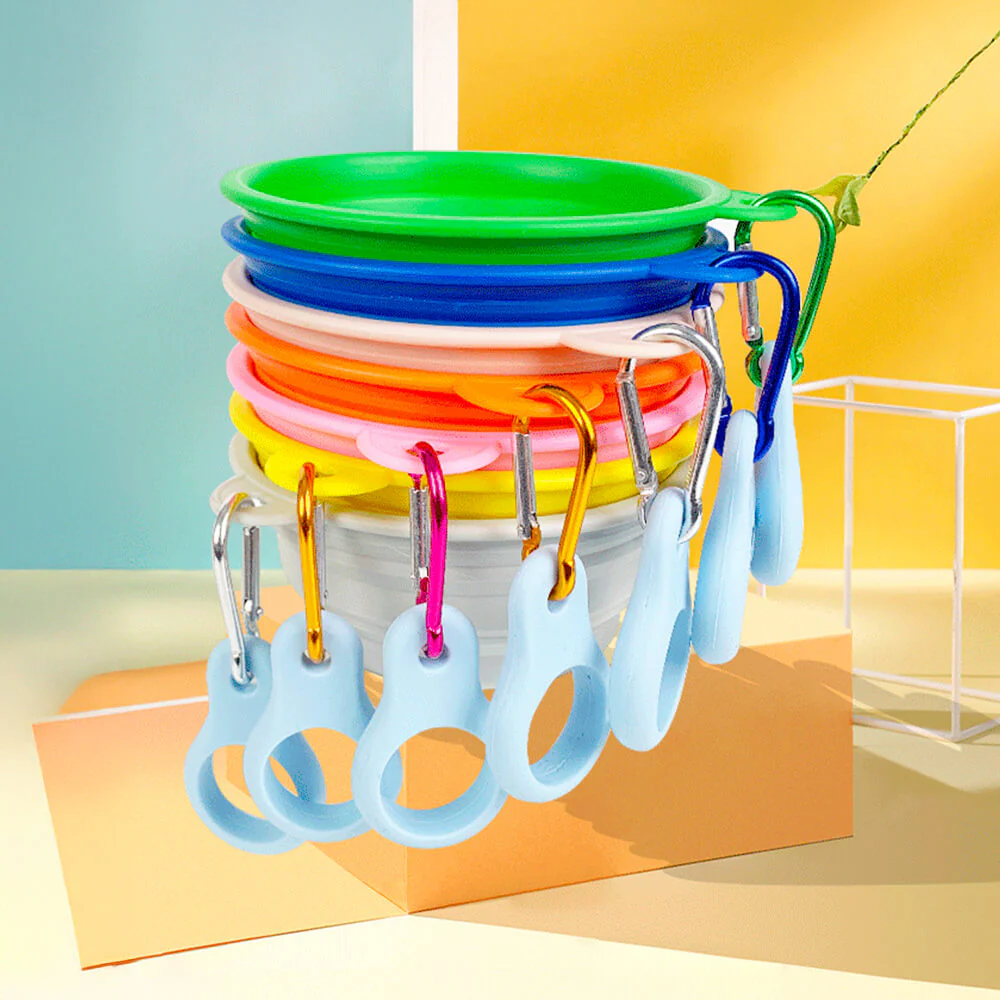 Portable Foldable Expandable Silicone Dog Food & Water Bowl-Limited Quantity - Image 7
