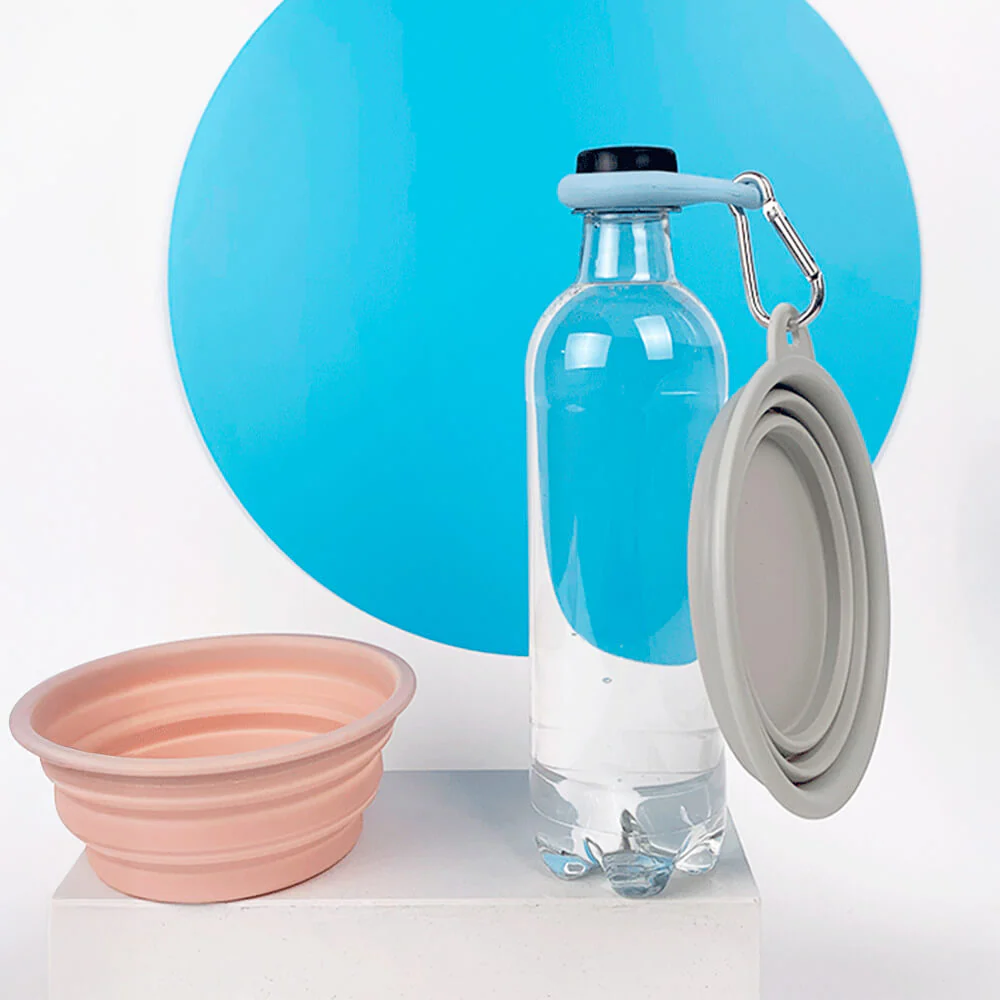 Portable Foldable Expandable Silicone Dog Food & Water Bowl-Limited Quantity - Image 9