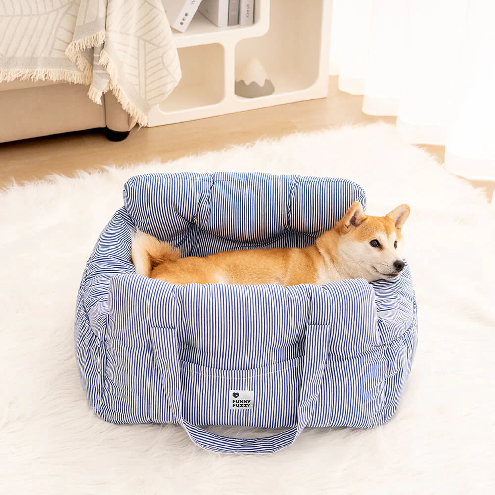 Portable Leisure Outing Pet Booster Large Dog Car Seat Bed - Image 10