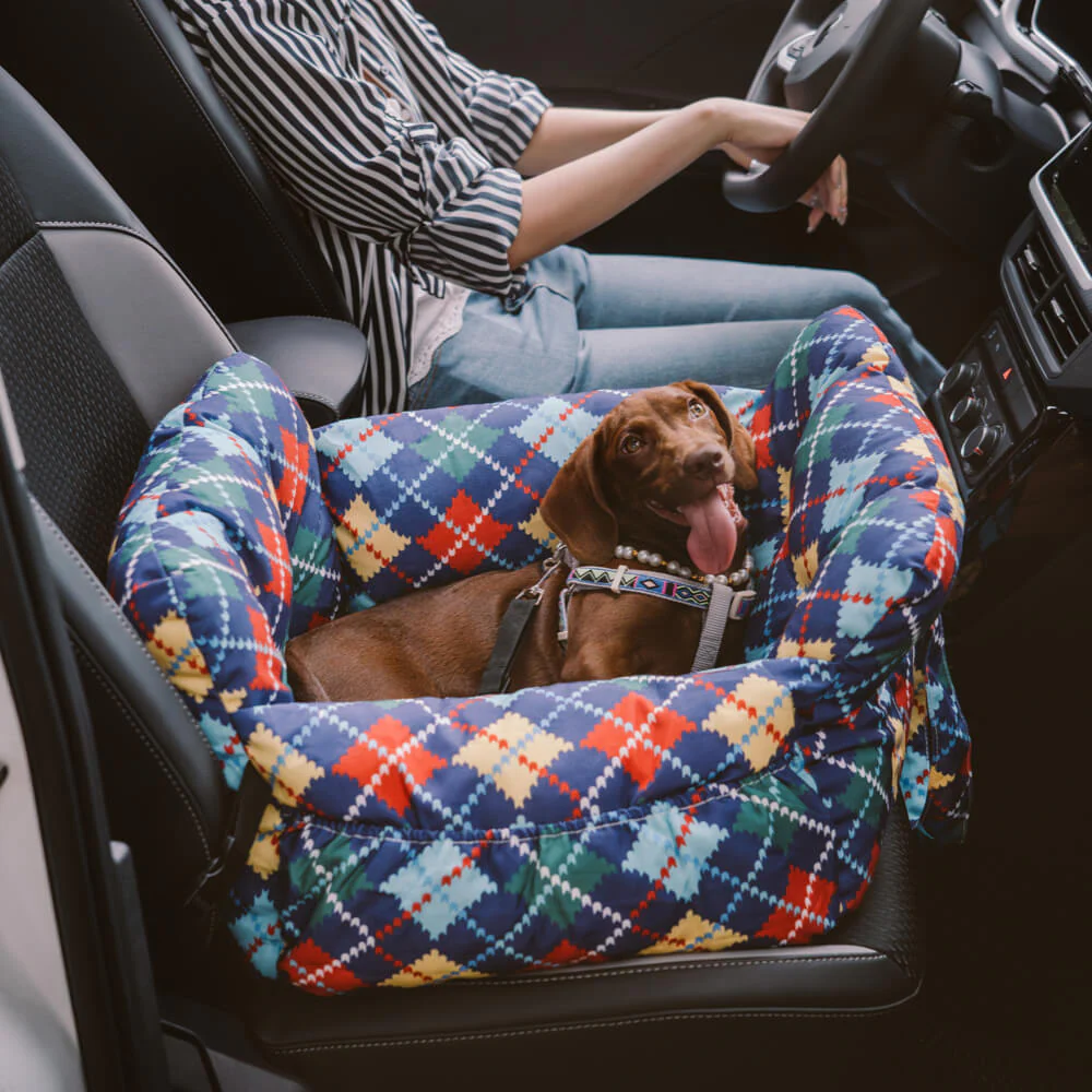 Portable Leisure Outing Pet Booster Large Dog Car Seat Bed - Image 15