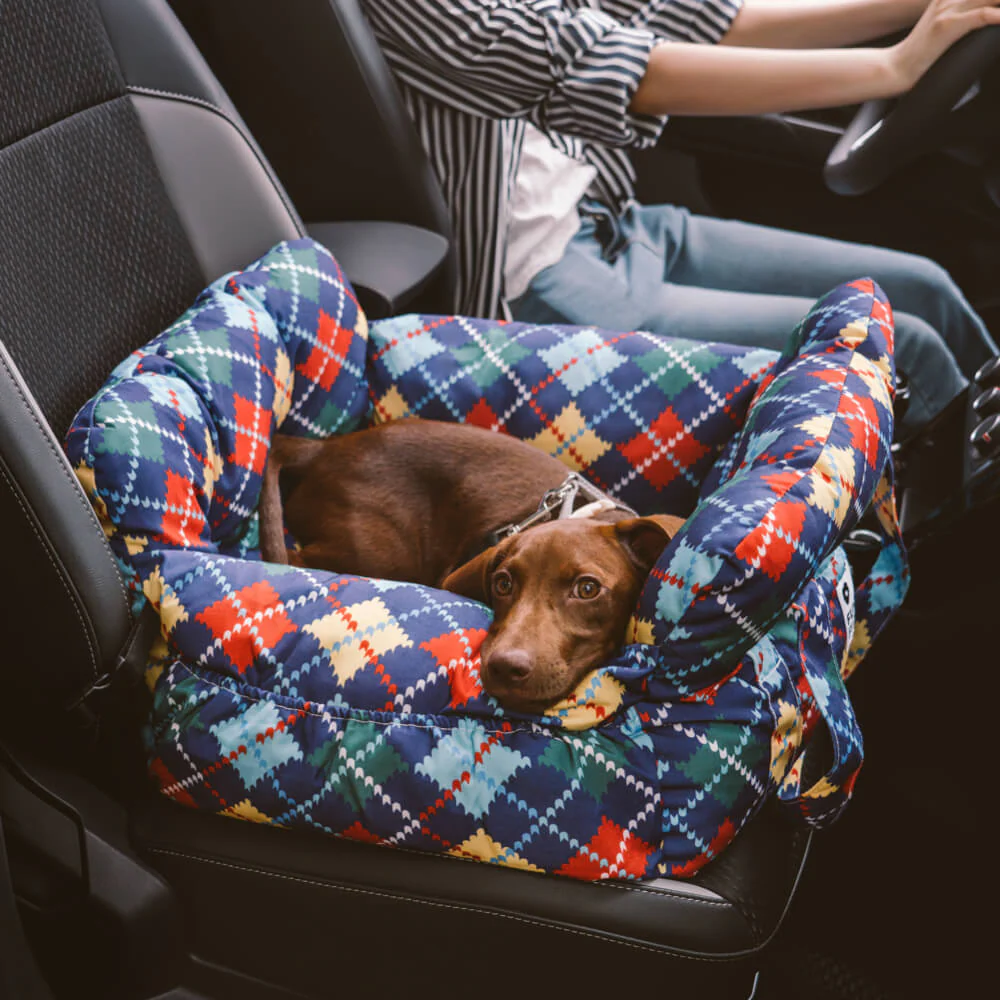 Portable Leisure Outing Pet Booster Large Dog Car Seat Bed - Image 16