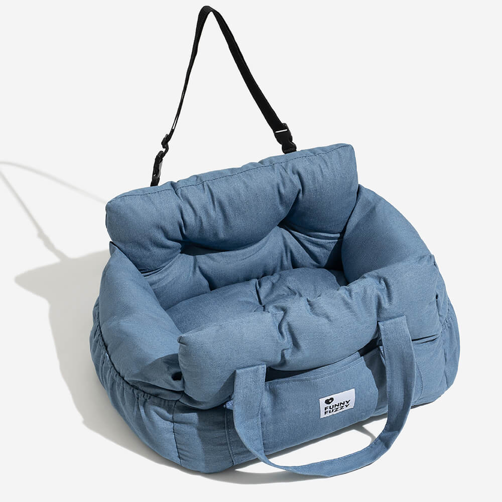 Portable Leisure Outing Pet Booster Large Dog Car Seat Bed - Image 21