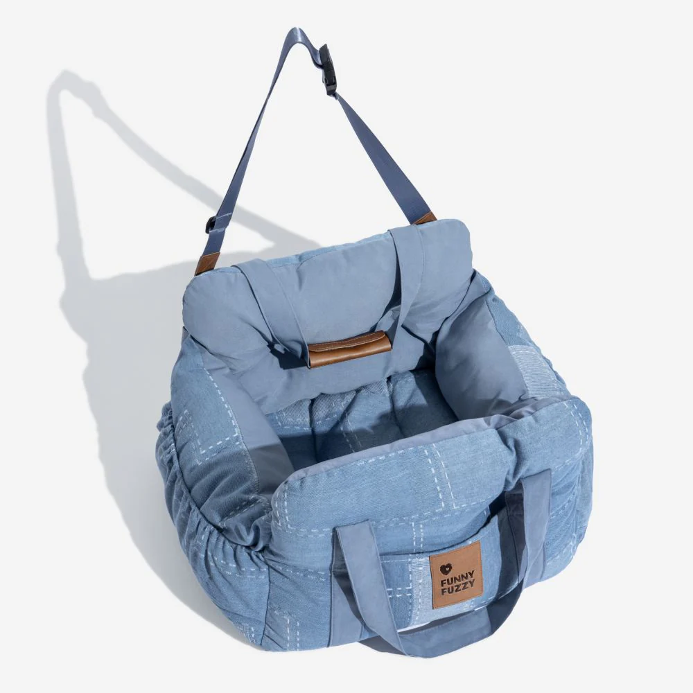 Portable Leisure Outing Pet Booster Large Dog Car Seat Bed - Image 26