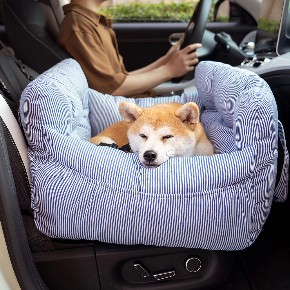 Portable Leisure Outing Pet Booster Large Dog Car Seat Bed - Image 3