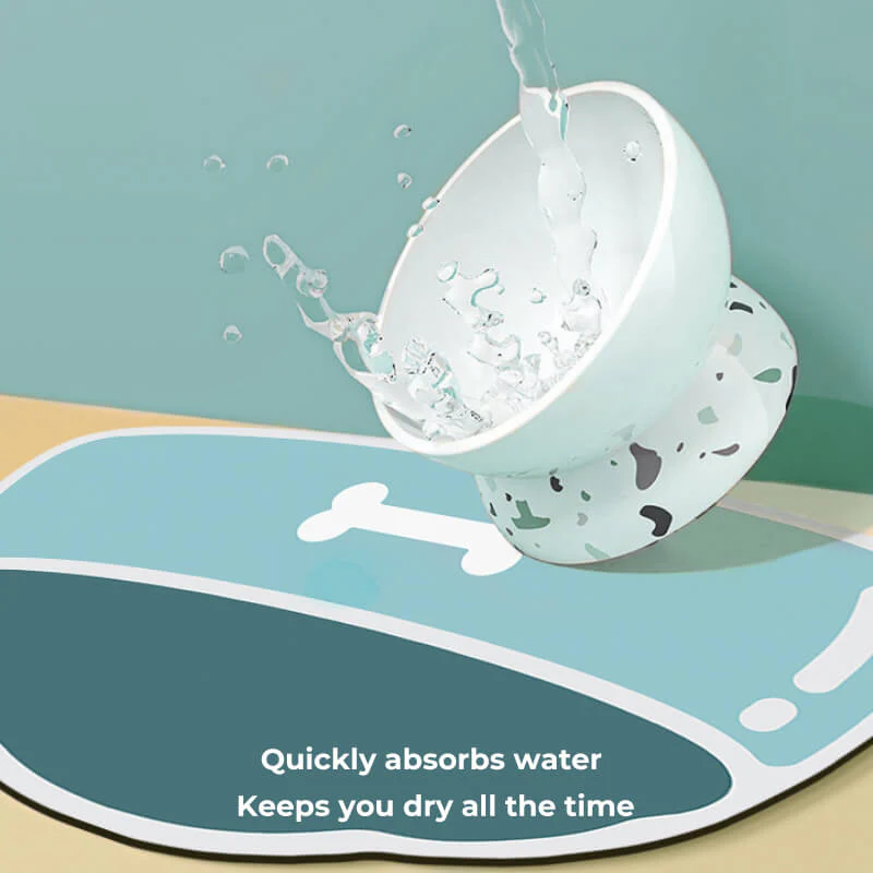 Quick-Dry Absorbent Non-Slip Pet Feeding Mat - Image 3