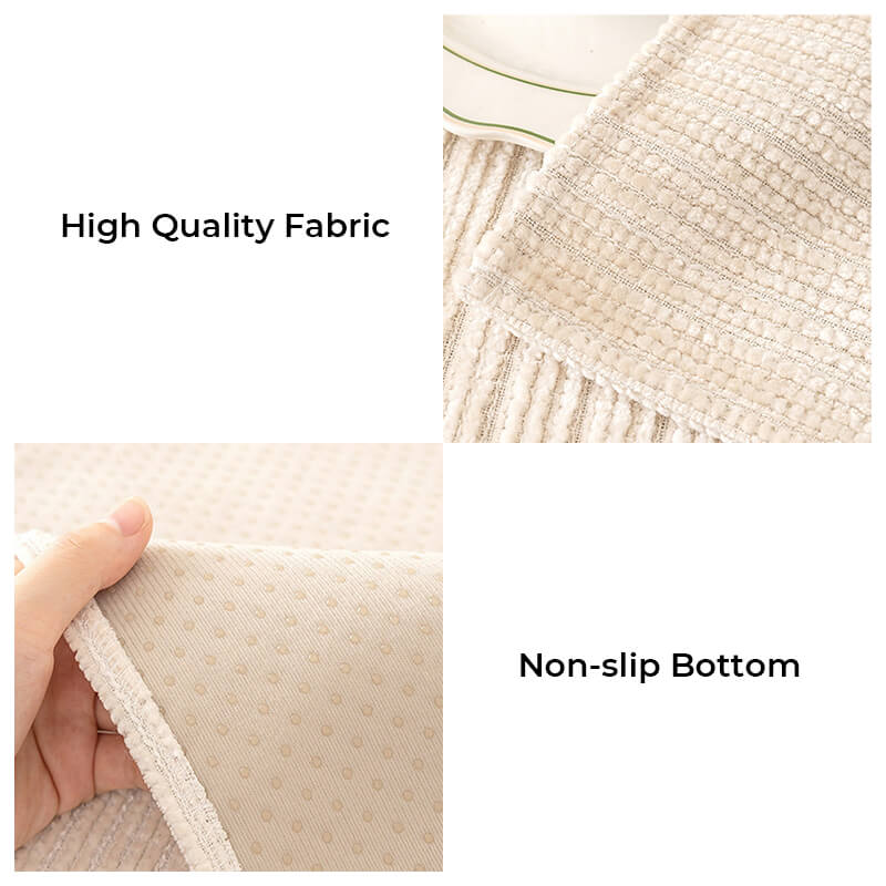 Simple Solid Color Chenille Scratch-resistant Protective Couch Cover - Image 7