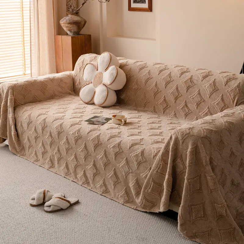 Star Series Plush Multifunctional Sofa Protective Couch Cover - Image 10