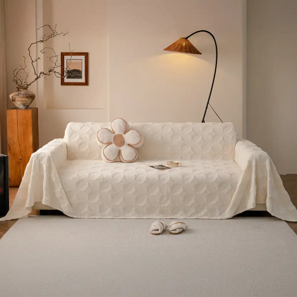 Star Series Plush Multifunctional Sofa Protective Couch Cover - Image 13