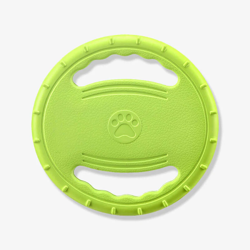 Steering Wheel Rubber Throw Toy Interactive Dog Flying Disc - Image 12