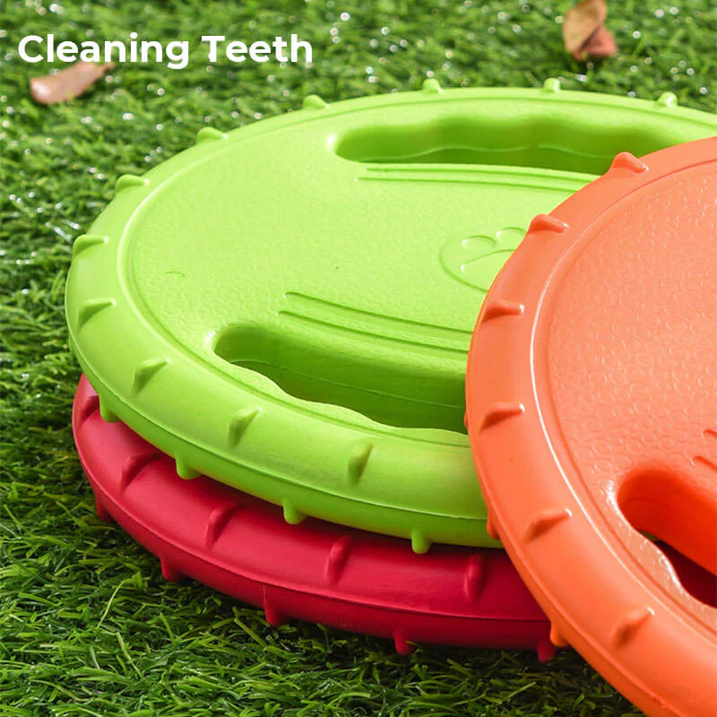 Steering Wheel Rubber Throw Toy Interactive Dog Flying Disc - Image 6
