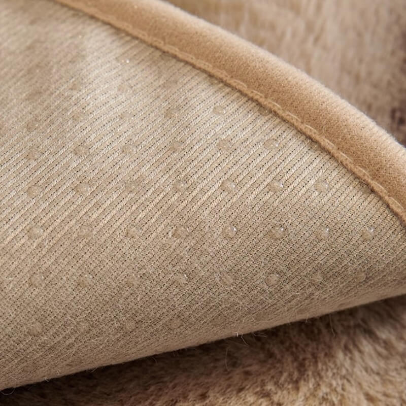 Striped Faux Rabbit Fur Sofa Protector Durable And Stain-Resistant Couch Cover - Image 10